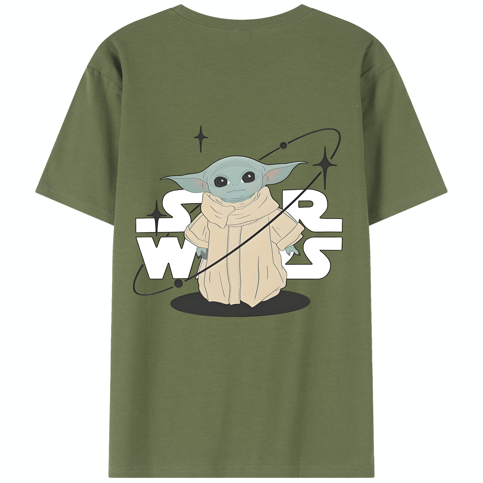 （画像用） スター・ウォーズ Star Wars 綿100％半袖Tシャツ（背面プリント）
